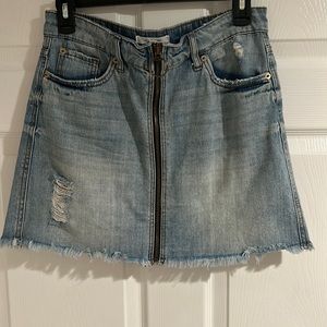 sts blue denim mini skirt size 27